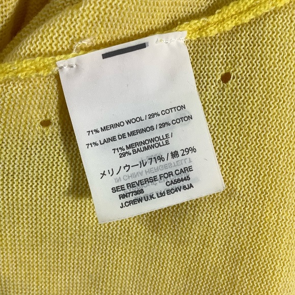 J. Crew Long Sleeve Wool Cotton Blend Crew Neck Sweater - Picture 4 of 6